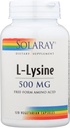 Solaray L-Lysine 500Mg, 120Ct