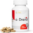 RLC, a-Drenal, support adrénal pour le stress et l'énergie - 120 capsules, équilibre Cortisol avec Ashwagandha, Rhodiola, Cordyceps et Ginseng L-Theanine, suppléments de soutien adrénal pour les femmes et les hommes