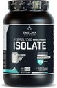 SASCHA FITNESS Isolé hydrolysé de protéines de lactosérum, 100 % gazonné (2 livres, biscuits et crème)