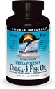 Source Naturals ArcticPure Omega-3 Huile de poisson 850mg Ultra Potency EPA + DHA Pour la santé du coeur, des articulations, du cerveau et des immunes - Revêtement entérique pour les estomacs sensibles - 60 Softgels