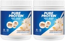 poudre de protéines pures - Lactosérum, haute protéine, faible sucre, sans gluten, crème de vanille - 1 lb (emballage mai Vary) (paquet de 2)