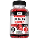Kaya Naturals Collagen Gummies for Men & Women Supplement | Nature Made Gummies - 1000mg of Hydrolyzed Collagen, Vitamin C, Selenium & Biotin, Strawberry Flavor - 30 Count