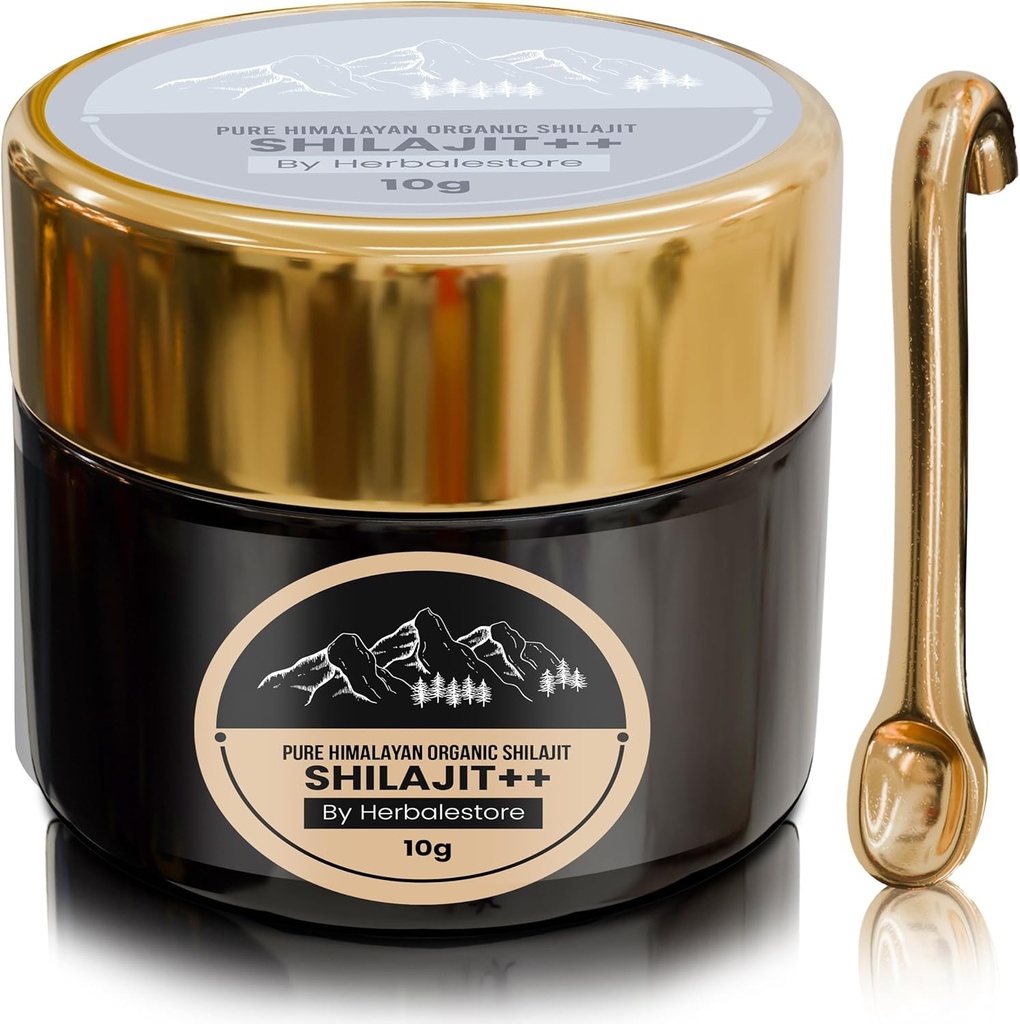 shilajit++ Pure Himalayan Shilajit Resin 10g-600mg Potency, Shilajit Pure Himalayan Organic- Pure Shilajit pour les femmes