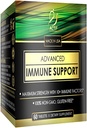 Actif Advanced Immune Support avec 10+ Facteurs pour l'Immunity Booster - 100% Naturel, Non-OGM, 60 compte