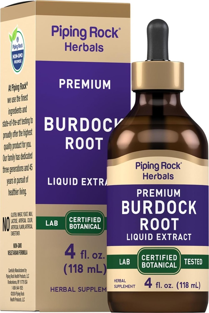 Piping Rock Burdock Root Tincture Extract... 4 fl oz...