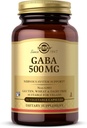 Solgar GABA 500 mg, 50 capsules végétales - Relaxation et soutien du système nerveux - Acid Amino - Non-OGM, végétalien, sans gluten, sans laiterie, casher - 50 portions