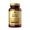 Solgar GABA 500 mg, 50 capsules végétales - Relaxation et soutien du système nerveux - Acid Amino - Non-OGM, végétalien, sans gluten, sans laiterie, casher - 50 portions