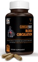 Clinical Daily Blood Circulation Supplement. Butchers Broom, Horse Chestnut, Cayenne, L-Arginine, Diosmin. Herbal Varicose Vein Treatment. Poor Circulation and Vein Support. 90 Capsules