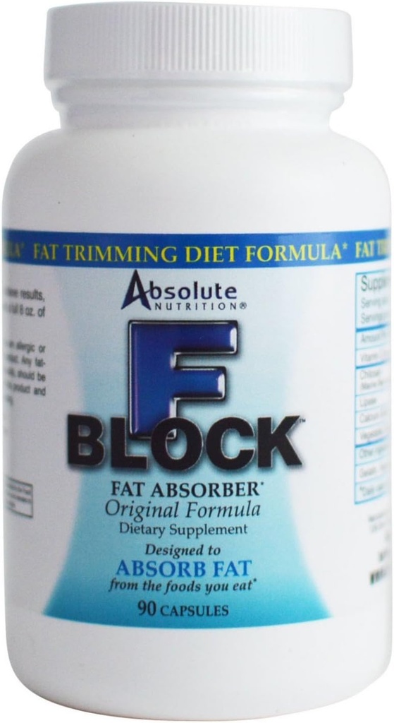 Alimentation absolue FBlock Xtra Fat Absorber, Formule diététique, 90 Capsules