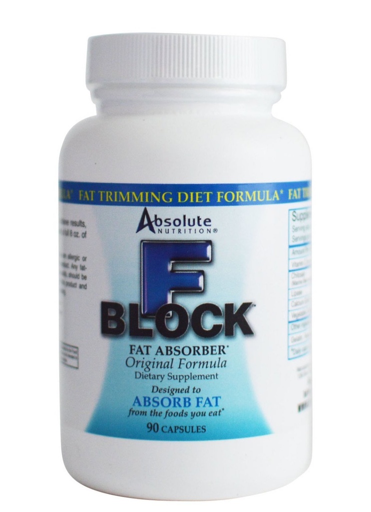 Alimentation absolue FBlock Xtra Fat Absorber, Formule diététique, 90 Capsules