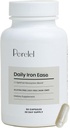 Peredel quotidien Ease de fer, 15MG suppléments de fer avec Magnésium, Vitamine C, et Vitamine B12 pour le soutien des nutriments et de l'énergie, Capsules pour les femmes et les hommes, Soy, Sans lait et sans gluten, Non OGM, 30 pilules
