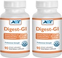 Digest-GI Enzyme digestif - (90 x 2) Capsules végétariennes-Digestation et soulagement de l'éblouissement pour les femmes et les hommes