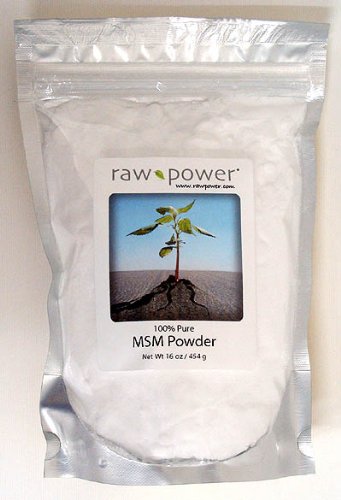 Poudre MSM de puissance brute, 100% pure, (16 oz, fabriquée aux États-Unis)
