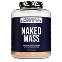 NAKED Chocolate Peanut Butter Mass - 1 280 Calories, 50G Protéines, Rien d'artificiel. Toute la poudre naturelle de protéines gaineuses - 8Lb en vrac, sans OGM, sans gluten et sans soja
