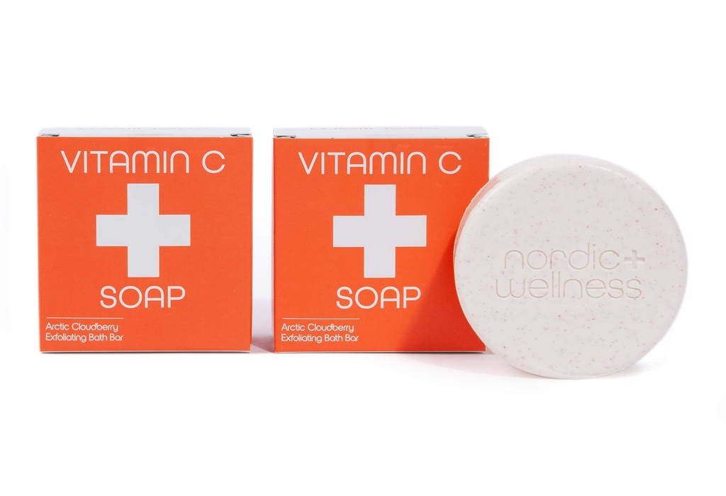 Savon de vitamine C Nordic+Wellness avec baies nuageuses arctiques - 2 paquets