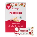 Supergut GLP-1 Boosting Prebiotic Bars, Fraise Almond - Gut Healthy Protein Snacks & Breakfast Bars - Barres d'énergie de remplacement de repas pour Gut Health (12 comte)