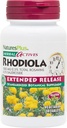 Natures Plus Rhodiola, libération prolongée - 1000 mg, 30 comprimés végétaliens - Supplément à base de plantes pour l'énergie, la concentration et le stress - Végétarien, sans gluten - 30 portions