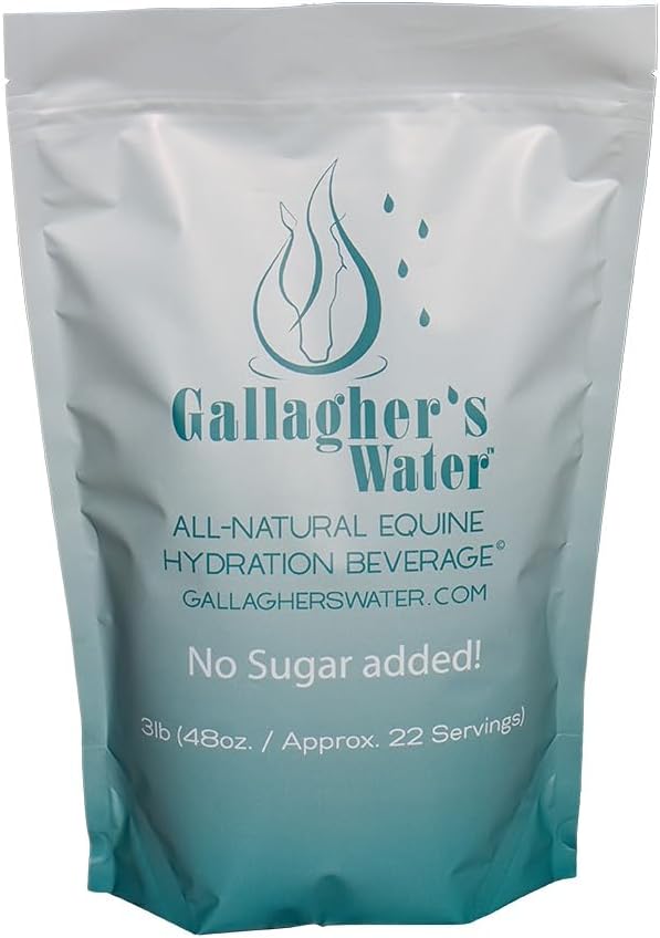 EAU DE GALLAGHER Boissons d'hydratation d'équidés tout-naturels, mélange de poudre naturelle d'amélioration des saveurs avec électrolytes et minéraux traces conçus pour encourager les chevaux à boire de l'eau, pas de sucre ajouté!