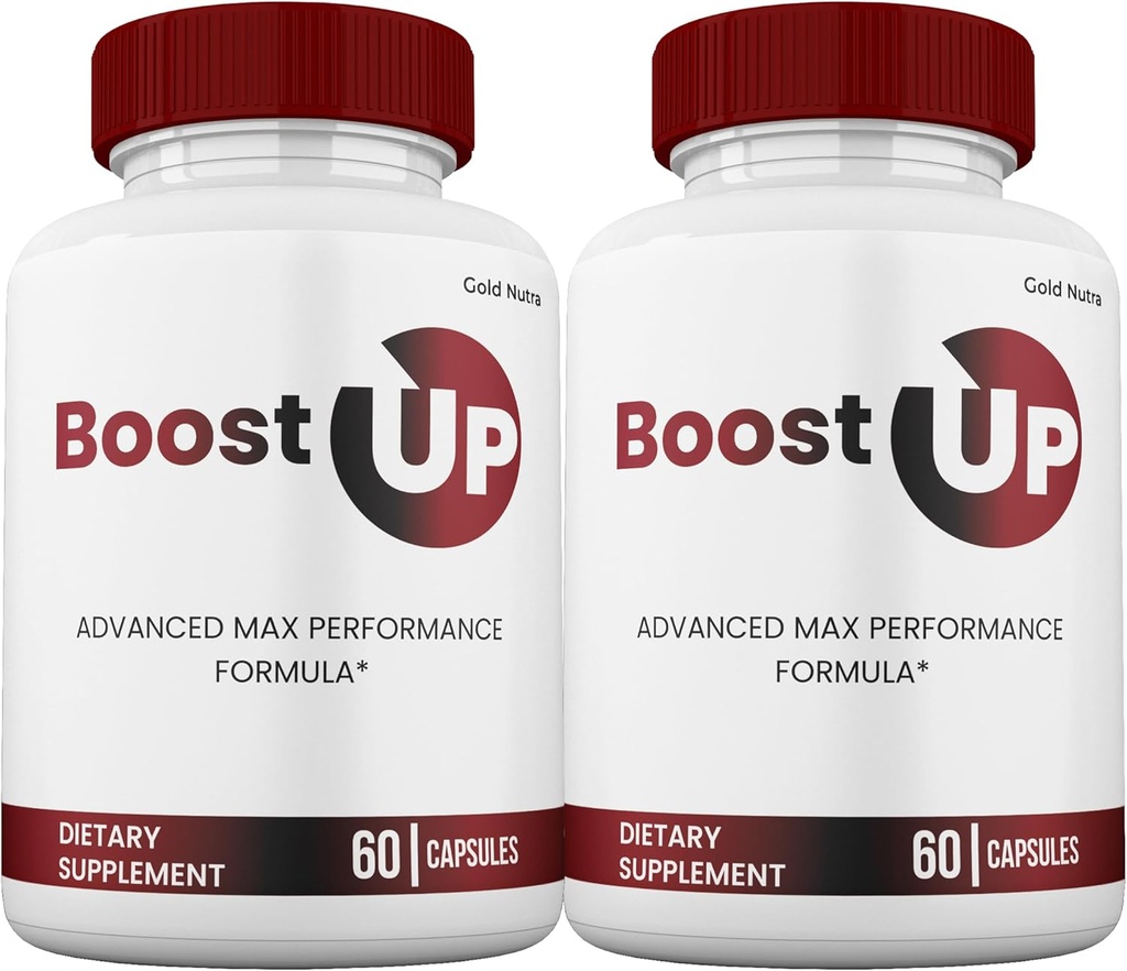 Boost Up Capsules, Boost Up Pills, All Natural Supplement, BoostUp Maximum Strength Pastillas 60 Capsules par bouteille (2 Pack)