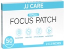 JJ CARE Focus Patch - Paquet de 50 Patchs All-Natural Focus Plus pour adultes, support concentration, focus et mémoire