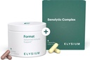 ELYSIUM Format Supplément de soutien immunitaire - Supplément vitamine C, soutien immunitaire, défense immunitaire, soutien immunitaire complexe sénolytique intermittent pour adultes, complément immunitaire complet - 60ct