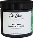 Dr. Skin Wild Yam Crème pour Hormone Balance 4 oz 100% bio ménopause naturelle et support périménopause, crème à base de plantes pour les femmes PMS, Flashs chauds, Swings d'humeur, Sueurs de nuit, Crampes de soulagement