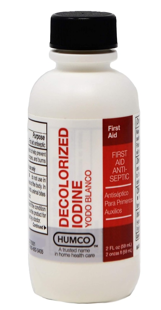 Humco - 120792001 Iodures Teinture, décolorée, 2 oz