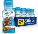 Glucerna Original Diabetes Care Shake, Rich Chocolate, Diabetic Meal Replacement to Support Blood Sugar Management, 10g Protein, 180 Calories, Ready to Drink, 8-fl-oz Bottle, 24 Pack