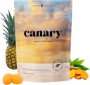 Canary Swift Sother Gummies (complément de bromelain, Curcumin, Quercetin et curcuma pour la santé et la digestion des articulations) - Ananas tropicaux végétaliens Saveur, 60 Gummies