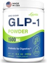 GLP-1 Supplement, GLP1 Supplements Women Naturally Gut GLP 1 Powder 1500MG Boosting Prebiotic Mix with Akkermansia Muciniphila Probiotic & High Fiber for Digestion, Energy, Overall Health, No Fillers