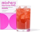 MIXHERS Hertime PMS - Supports Hormonal Health for Women - Supports a Healthy Menstrual Cycle - with Minerals, Peony Roots, Siberian Ginseng - Sugar-Free - 15 Drink Packets - Raspberry Lemonade