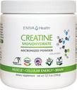Eniva Health Creatine Monohydrate Powder, Amino Acid, Micronized Powder, 70 Servings 5 G 12.3 oz, Muscle Support, Muscle Growth, Cellular Energy, Cognitive Focus, Ultra-Pure, Pharmaceutical Grade
