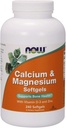 Now Foods Calcium & Magnesium Softgel, 240 Count