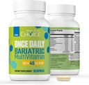 Choix bariatrique Multivitamine bariatrique une fois par jour avec 45 mg de fer.