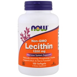 Now Foods Now Foods, (2 Pack) Lécithine, 1200 mg, 100 Softgels