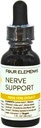 Four Elements 4E Nerve Support Herbal Tincture Blend, 100% Certified Fresh Organic Herb Extract, 1 FL OZ