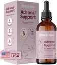 Fifth & Fido Adrenal Support Liquid Drops for Dogs - Herbal Supplement with 5 Active Ingredients - May Help Promote Healthy Adrenal Function - 4 fl oz