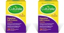 Culturelle Digestive Health Daily Probiotic Chewables, Probiotic pour les hommes et les femmes, la souche probiotique la plus étudiée cliniquement, 10 milliards d'UFC, soutient la diarrhée occasionnelle, le gaz et le ballonnement, 24 comtes