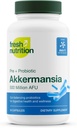 Akkermansia Muciniphila Probiotique 500M AFU pour la production de GLP-1 - Supplément pré + probiotique - 30 Capsules