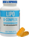Lipo BC, Lipo B-Complex 120 Tablets - Improved, Same Trusted Lipo BC Formulation Minus The Harsh Coating Ingredients - Cleaner Ingredients for Optimal Results. Legere Pharmaceuticals