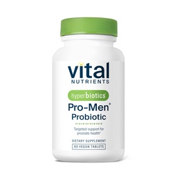 Hyperbiotiques Nutriments vitaux Pro Hommes Probiotiques de végétalien Probiotiques avancés pour les hommes d'études cliniques pour la santé de la prostate, l'équilibre digestif et la santé des intestins*