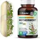 BIO KRAUTER Capsules mère 1200 mg - 100 Compte - Supplément mère-mère - Promouvoir la relaxation - Capsules de soutien pour les femmes