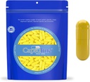 Capsuline Coloré Taille 0 Capsules de gélatine vide Jaune/jaune 5000 CoteKosher & Halal Certifiés