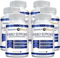 Recherche Soutien aux fibros vérifiés - 540 capsules - MSM, magnésium, vitamine D3, biopérine - 6 mois d'approvisionnement - végétalien