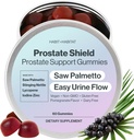 Bouclier prostate Gummies - Urinaire de santé prostate pour hommes avec Saw Palmetto & Lycopène