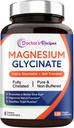 Recettes du docteur Magnésium Glycinate, Chélaté & Non Buffered, Très Absorbable, pour les enfants et les adultes, pour la détente et le sommeil, Non OGM, 120 Caps végétaliens