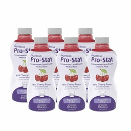 Pro-Stat concentré de protéines liquides aliments médicaux - Wild Cherry Punch, 30 Fl Oz bouteille (cas de 6)