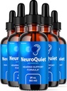 (5 Pack) NeuroQuiet Drops - Official NeuroQuiet Daily Hearing Support All Natural Clean Liquid Advanced Formula for Ear Health, Auditory Clarity & Inner Ear Balance Reviews, 5 Bottles for 5 Months