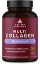 Nutrition ancienne Collagen Protein Brain Boost, Collagen Protein Capsules Supplément Cerveau pour Dicomfort articulaire réduit, peau saine et ongles, 90 ct