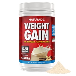 Naturade All-Natural gain de poids boisson nutritionnelle instantanée, Vanille, 40.6 Ounce